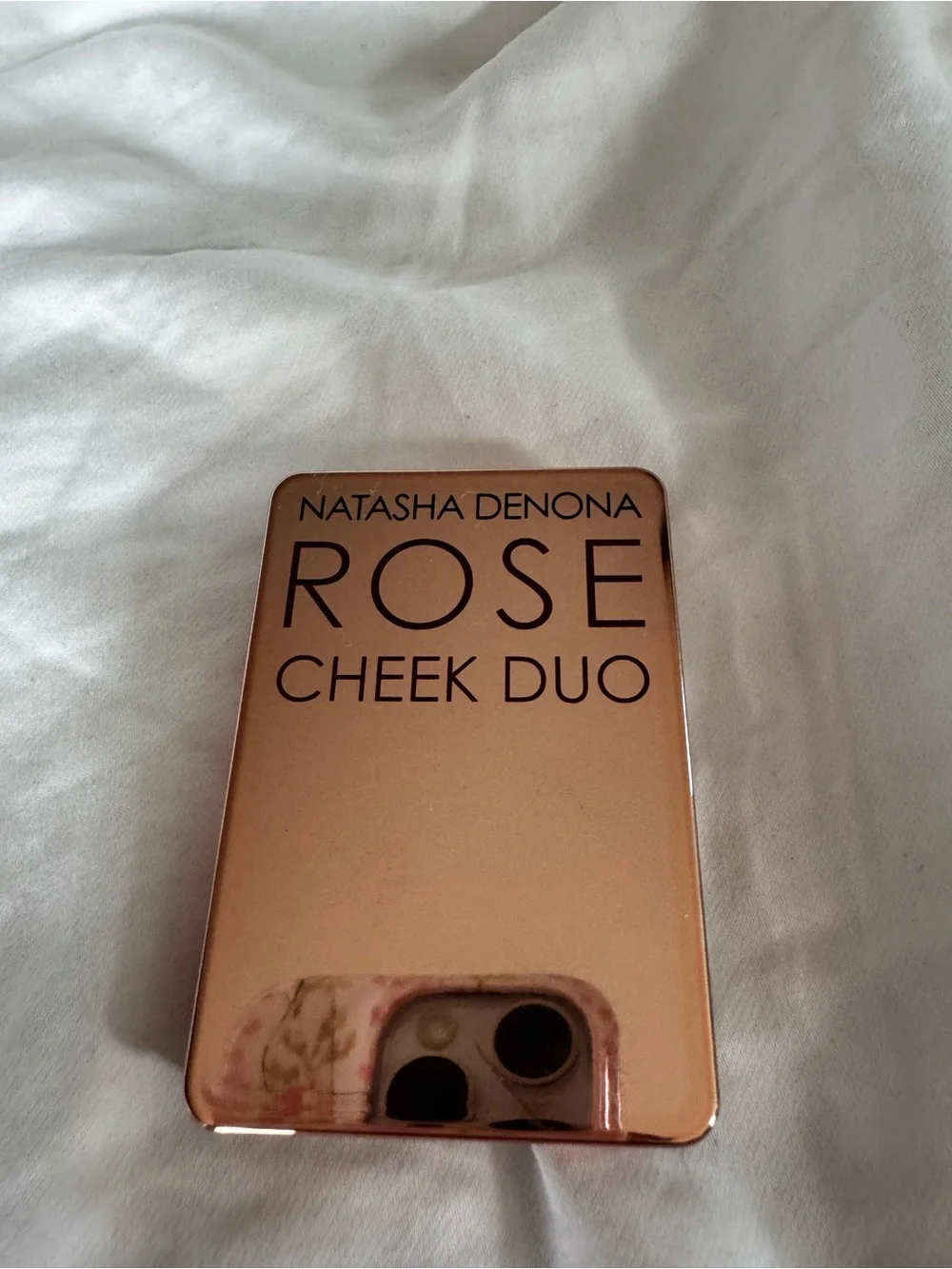 NWT Natasha Denona Rose Cheek Duo - Coral Pink Blush & Champagne Highlighter